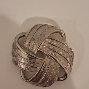 Vintage Silver Tone Trifari Brooch